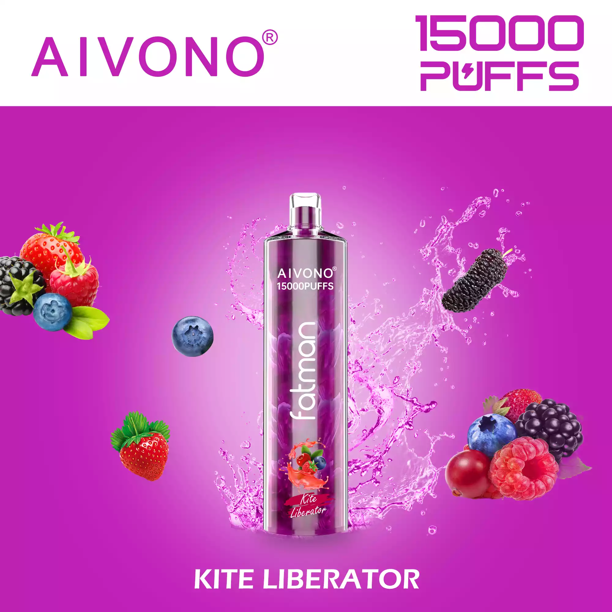 AIVONO Fatman 15000 Puffs Top Selling Vape with 15000 Puffs, 5% Nicotine and Convenient Rechargeable Design (3) AIVONO Fatman 15000 Puffs Top Selling Vape with 15000 Puffs, 5% Nicotine and Convenient Rechargeable Design (3)