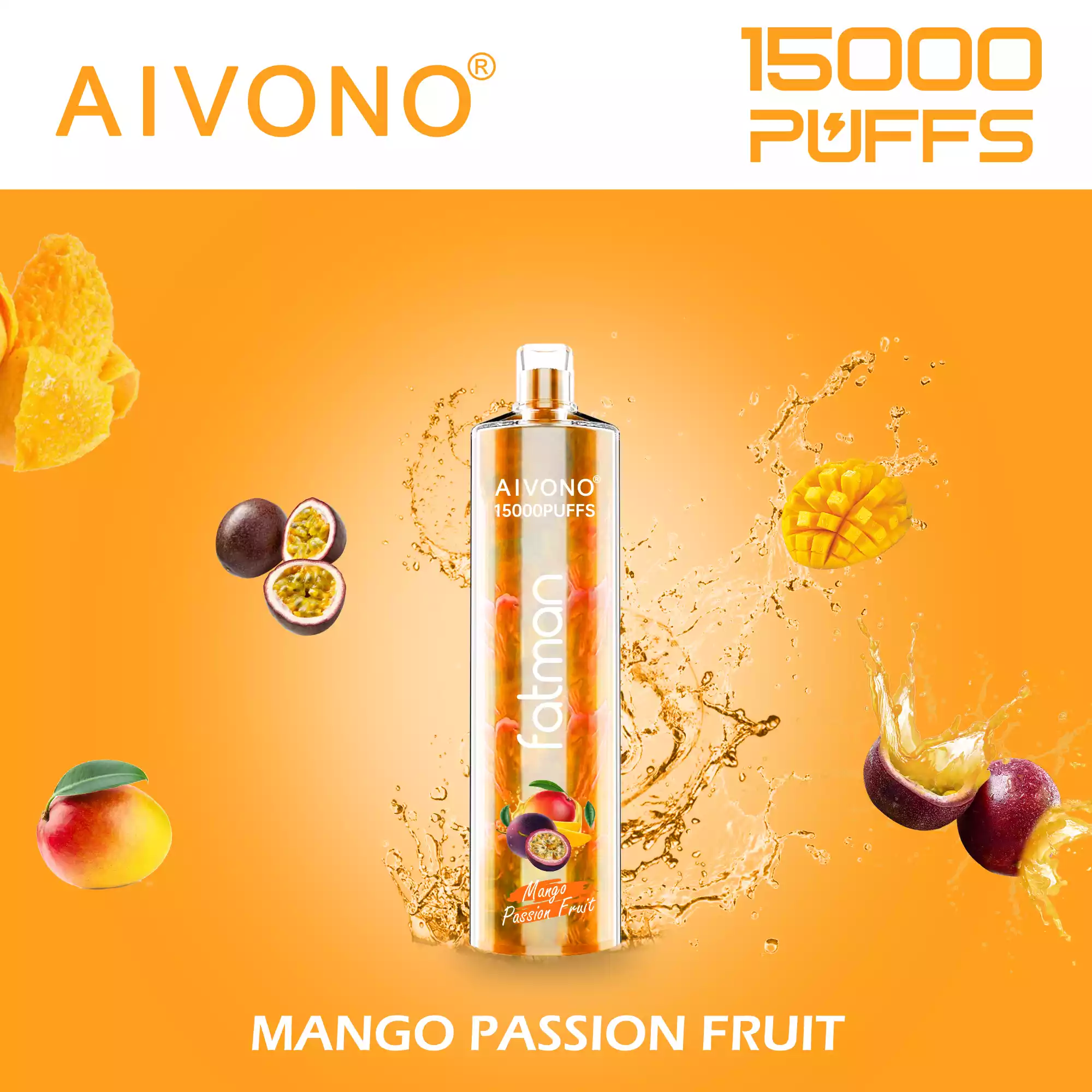 AIVONO Fatman 15000 Puffs Top Selling Vape with 15000 Puffs, 5% Nicotine and Convenient Rechargeable Design (9) AIVONO Fatman 15000 Puffs Top Selling Vape with 15000 Puffs, 5% Nicotine and Convenient Rechargeable Design (9)