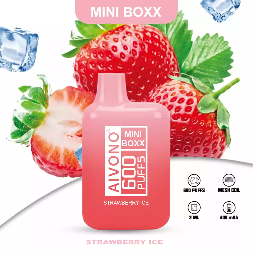 AIVONO Mini Boxx 600 Puffs Enjoy Trendy Vape Flavors with 5% Nicotine Salt (7) AIVONO Mini Boxx 600 Puffs Enjoy Trendy Vape Flavors with 5% Nicotine Salt (7)