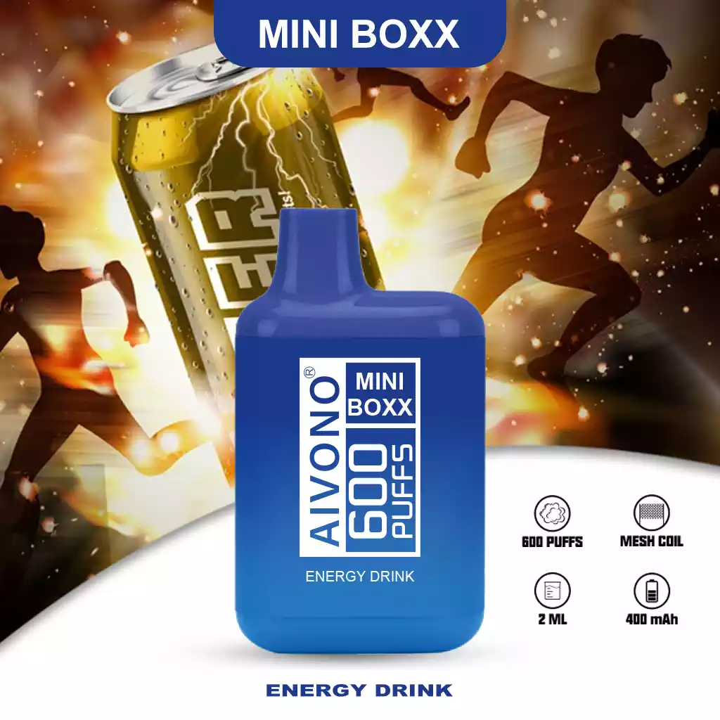 AIVONO Mini Boxx 600 Puffs Enjoy Trendy Vape Flavors with 5% Nicotine Salt (8) AIVONO Mini Boxx 600 Puffs Enjoy Trendy Vape Flavors with 5% Nicotine Salt (8)