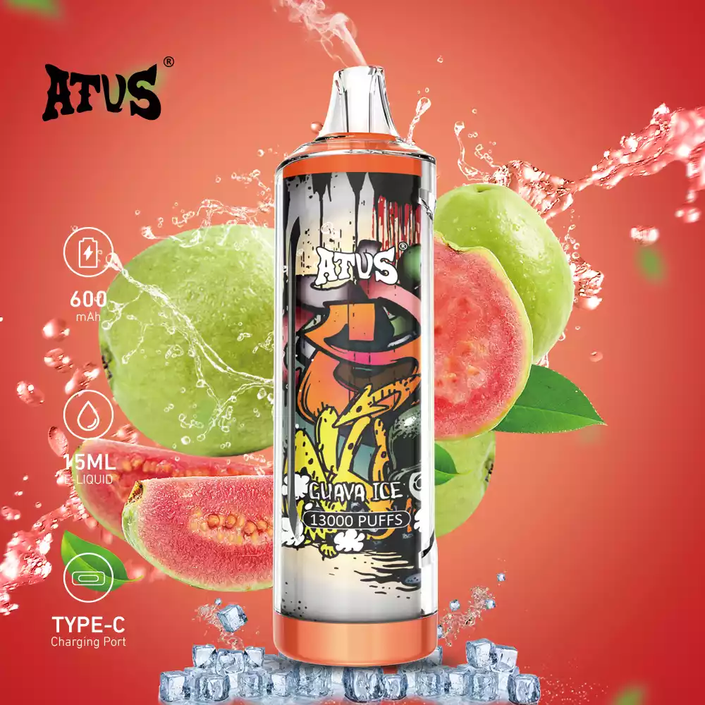 ATVS 13000 Puffs Top Quality Disposable E Cigarette with 600mAh Battery and 13000 Puffs (7) ATVS 13000 Puffs Top Quality Disposable E Cigarette with 600mAh Battery and 13000 Puffs (7)