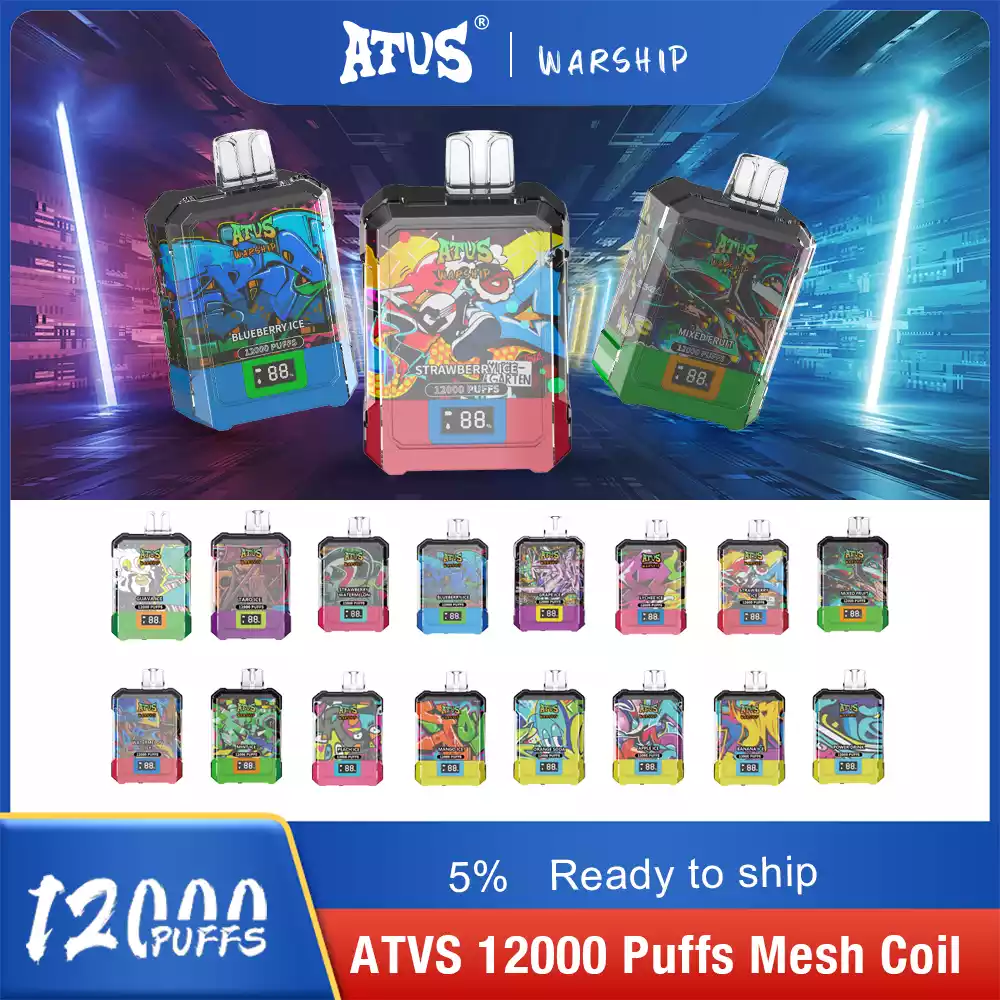 ATVS WARSHIP 12000 Puffs High Capacity 15ml E liquid for Ultimate Vaping Satisfaction (13) ATVS WARSHIP 12000 Puffs High Capacity 15ml E liquid for Ultimate Vaping Satisfaction (13)