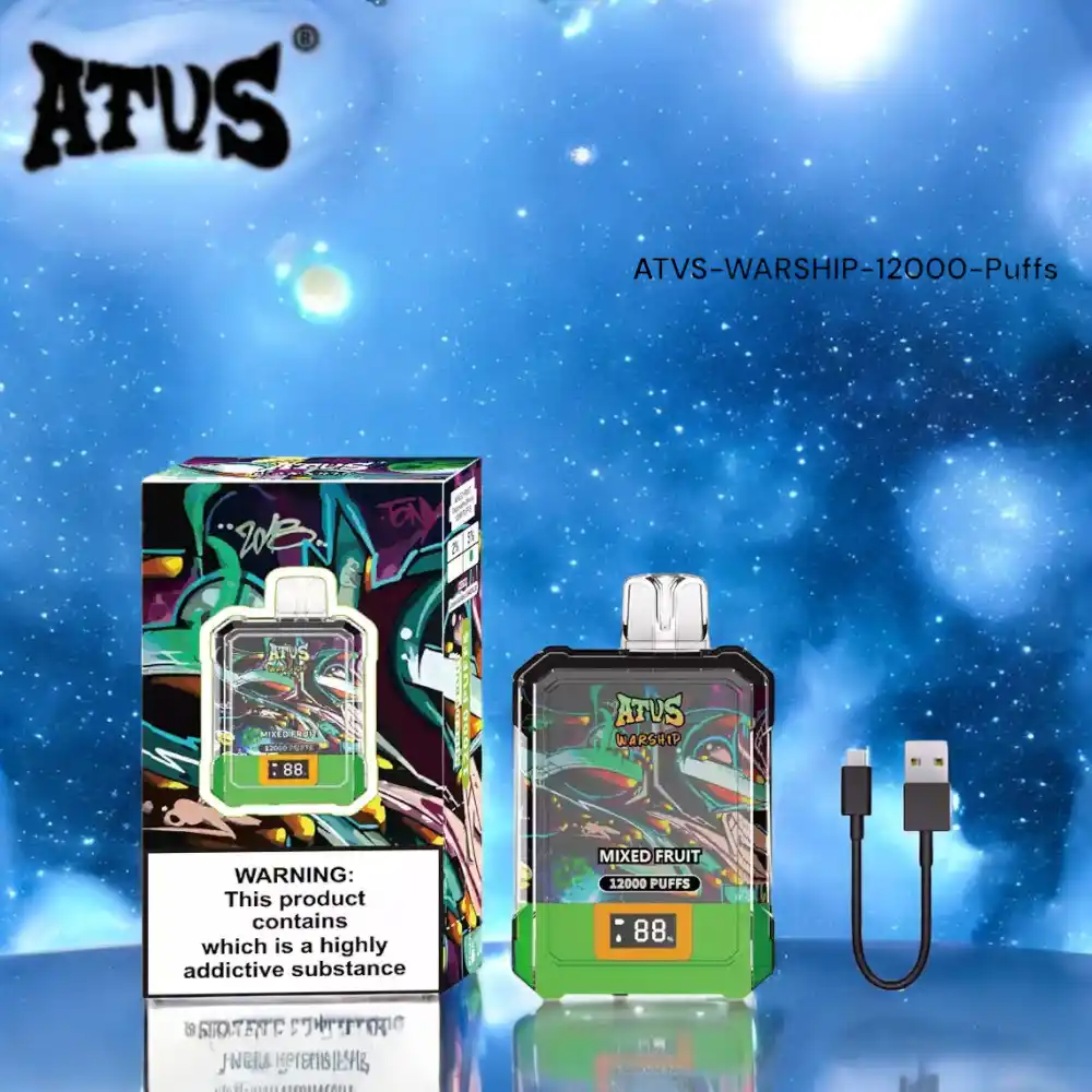 ATVS WARSHIP 12000 Puffs High Capacity 15ml E liquid for Ultimate Vaping Satisfaction ATVS WARSHIP 12000 Puffs High Capacity 15ml E liquid for Ultimate Vaping Satisfaction