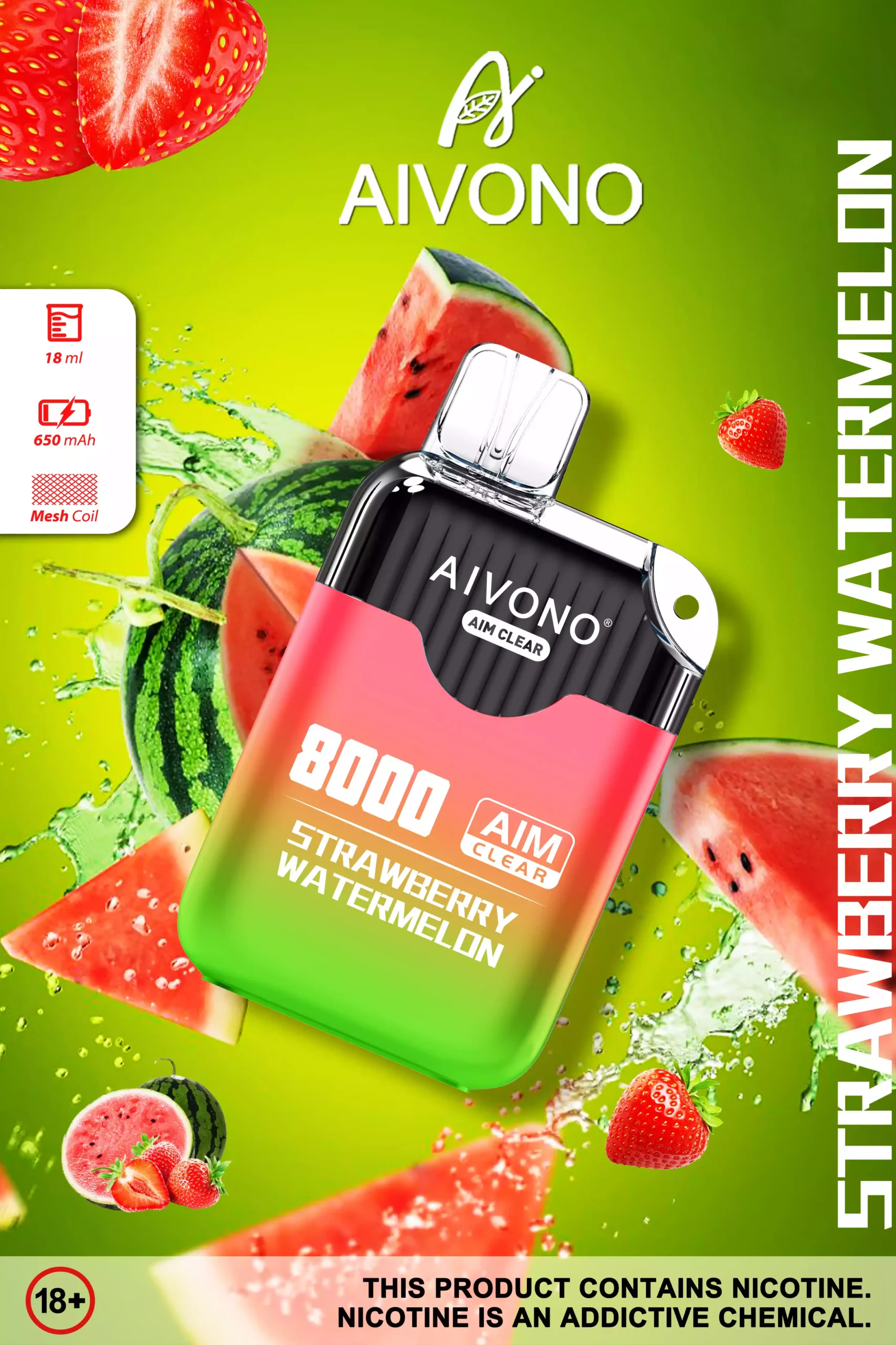 Aivono Aim Clear 8000 Puffs Top Selling Disposable Vape with 18ml E Liquid (1) Aivono Aim Clear 8000 Puffs Top Selling Disposable Vape with 18ml E Liquid (1)
