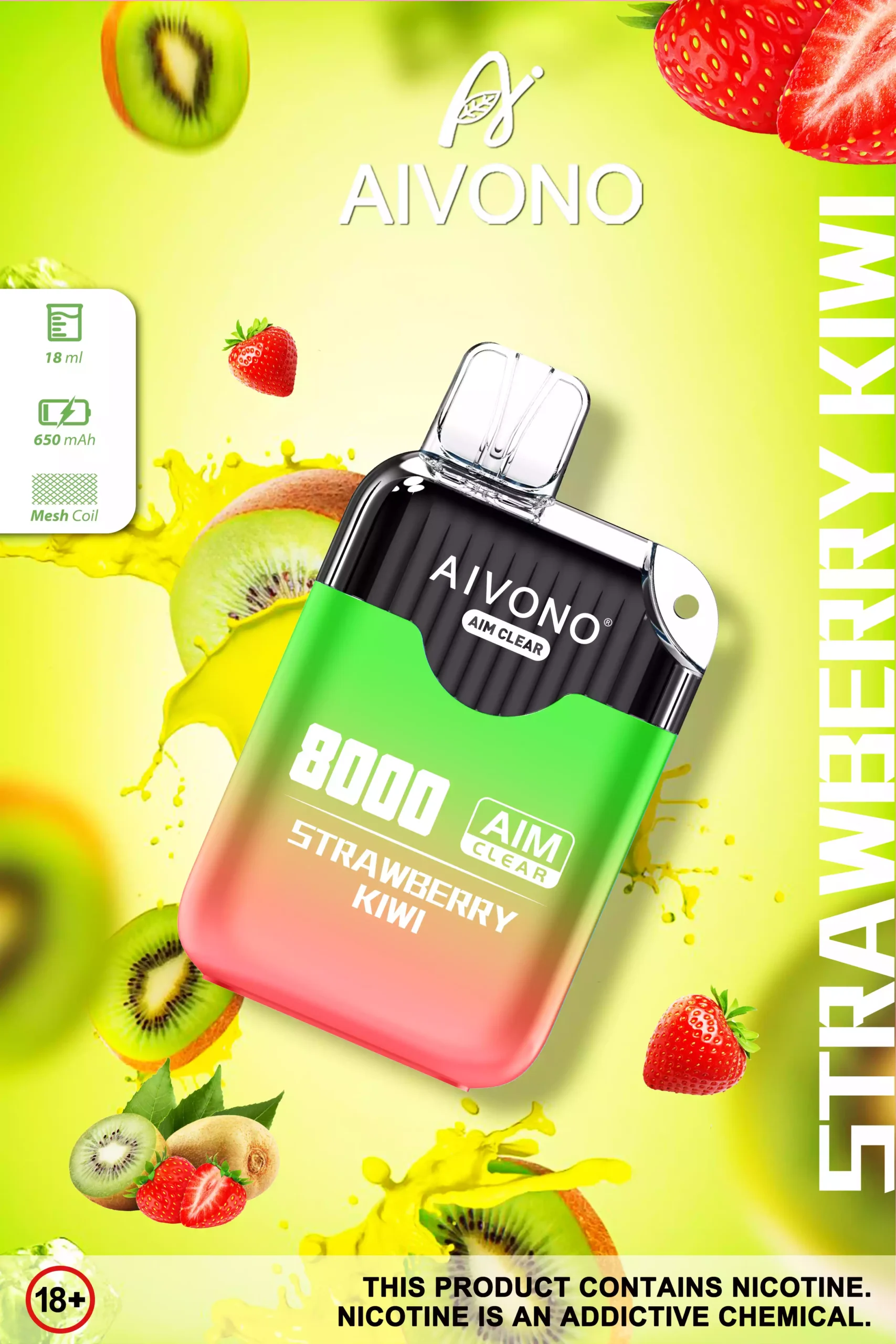 Aivono Aim Clear 8000 Puffs Top Selling Disposable Vape with 18ml E Liquid (10) Aivono Aim Clear 8000 Puffs Top Selling Disposable Vape with 18ml E Liquid (10)