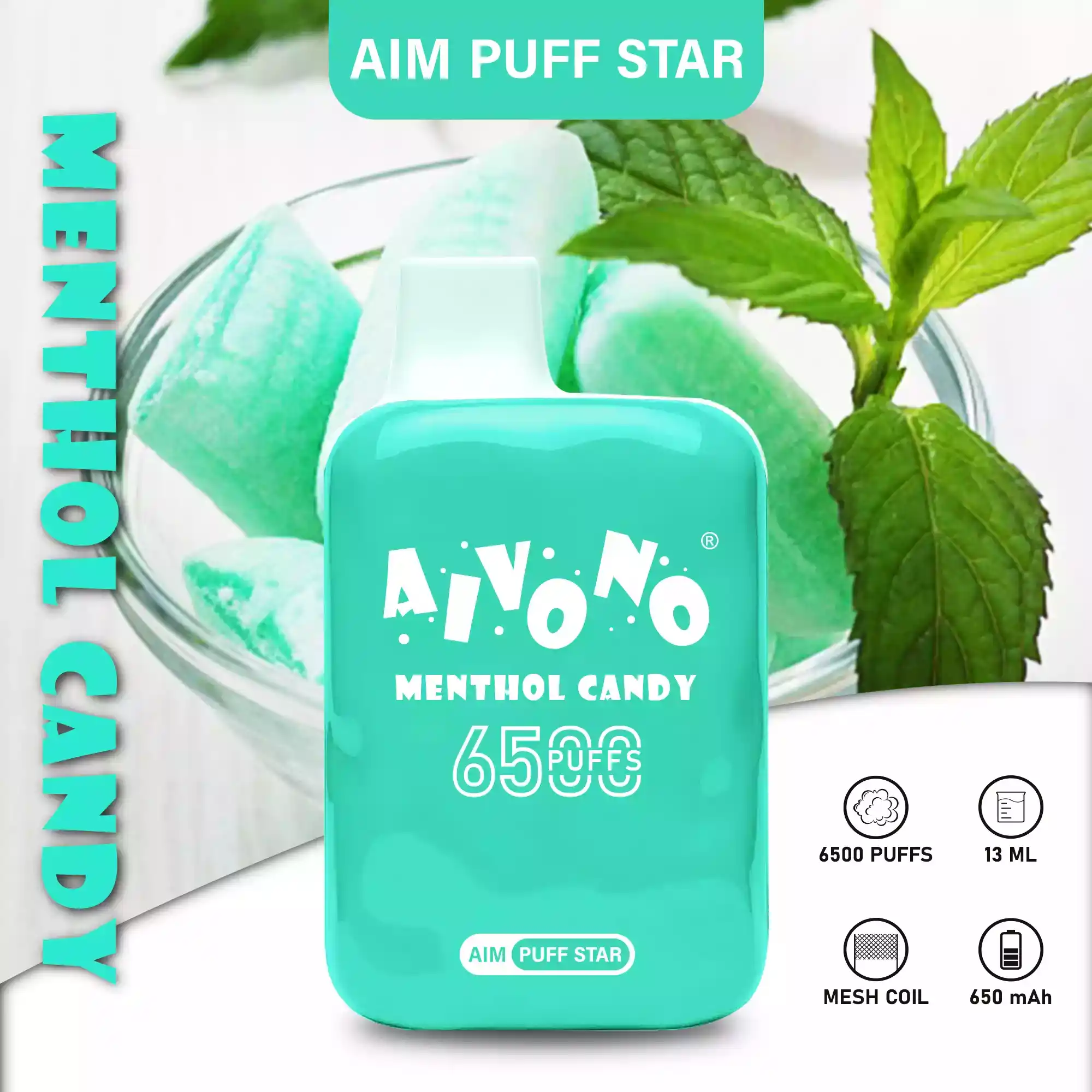 Aivono Aim Puff Star 6500 Puffs Best Vape Flavors in a Trendy Disposable E Cigarette (8) Aivono Aim Puff Star 6500 Puffs Best Vape Flavors in a Trendy Disposable E Cigarette (8)