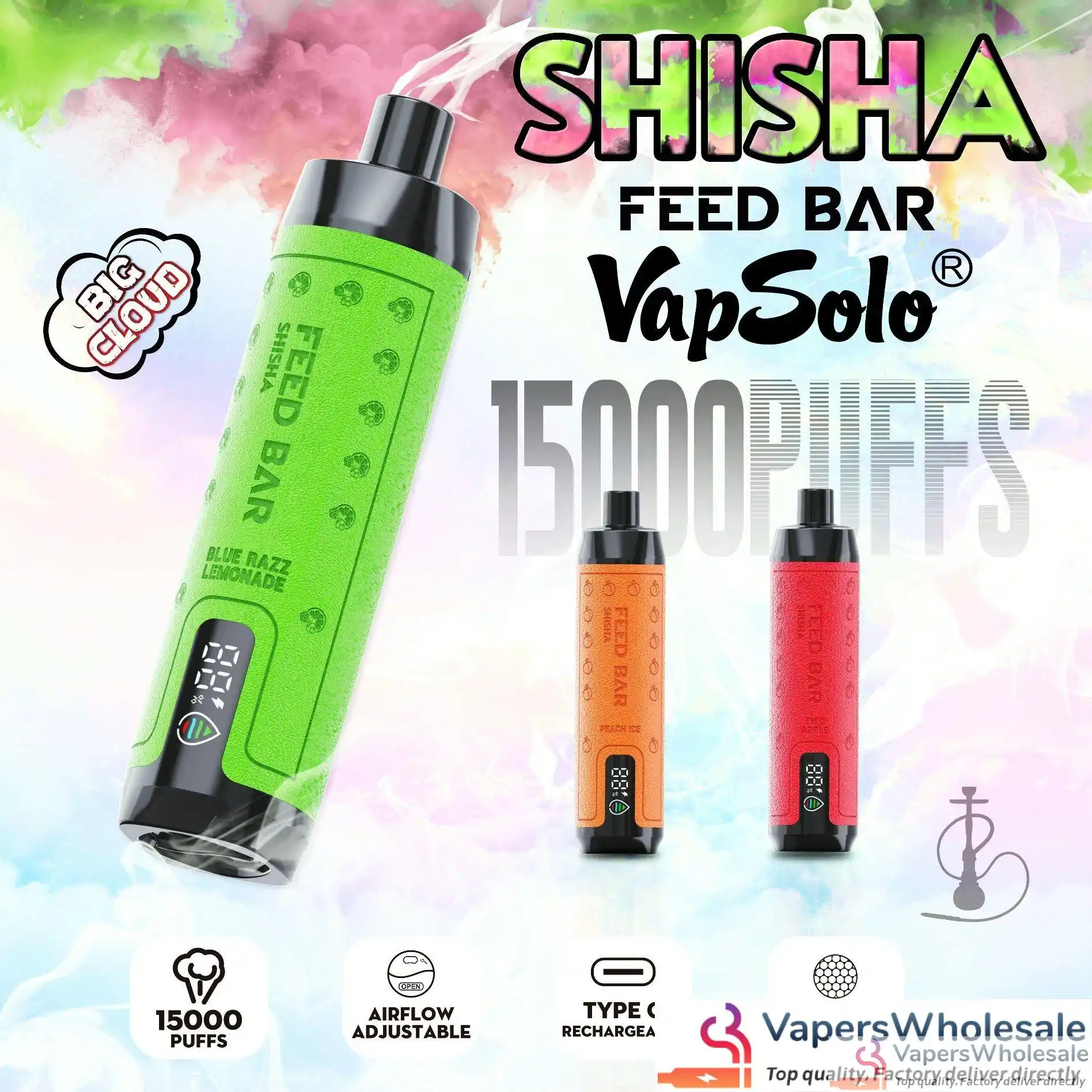 Aivono Deluxe Bar 18000 Puffs Trendy & Best Vape Flavors with 18000 Puffs & Rechargeable Battery (2) Aivono Deluxe Bar 18000 Puffs Trendy & Best Vape Flavors with 18000 Puffs & Rechargeable Battery (2)