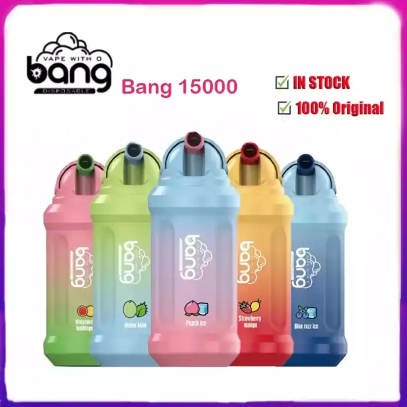 BANG 15000 Puffs Premium Disposable Vape with 5% Nicotine and 1.2ohm Resistance (3) BANG 15000 Puffs Premium Disposable Vape with 5% Nicotine and 1.2ohm Resistance (3)