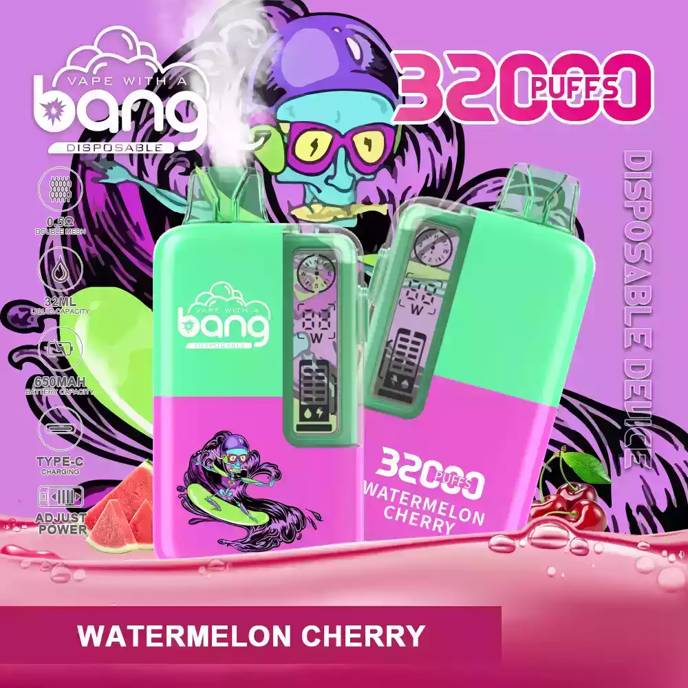 BANG 32000 Puffs Top Selling Disposable Vape with 32ml Capacity and Mesh Coil for Enhanced Flavor