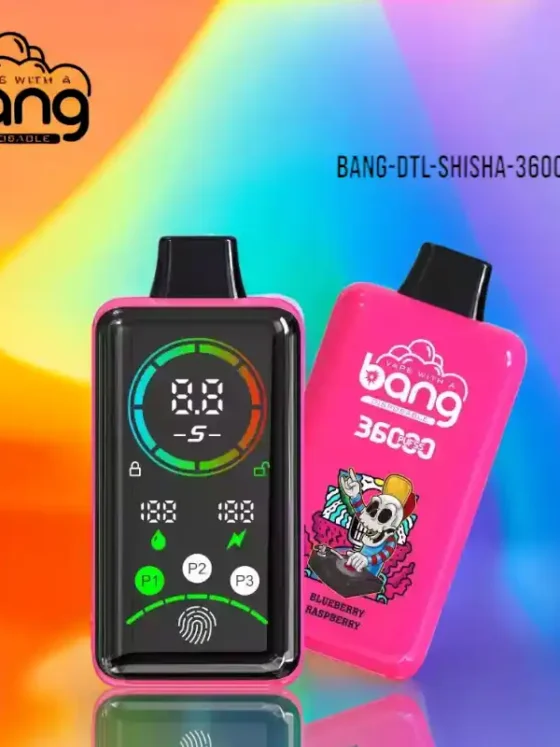 BANG 36000 Puffs High Quality Disposable Vape with Type C Charging and 1.0 Ohm Resistance