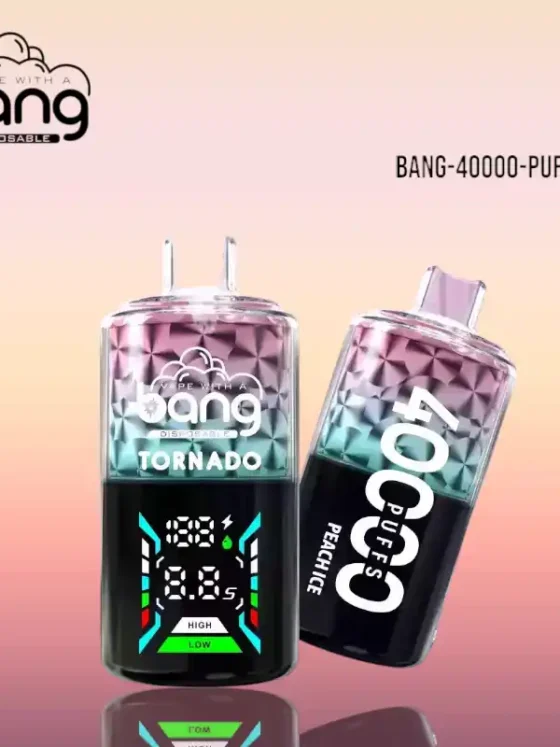BANG 40000 Puffs The Top Selling Disposable Vape with 40ml E Liquid 1.2 Ohm Resistance and Type C Charging