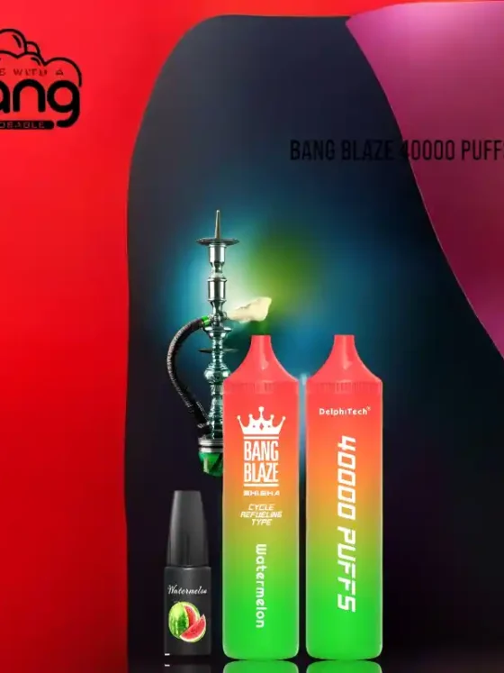 BANG BLAZE 40000 Puffs BK40 Perfect for Every Vaper with Multiple Nicotine Strengths and 12 Flavor Choices