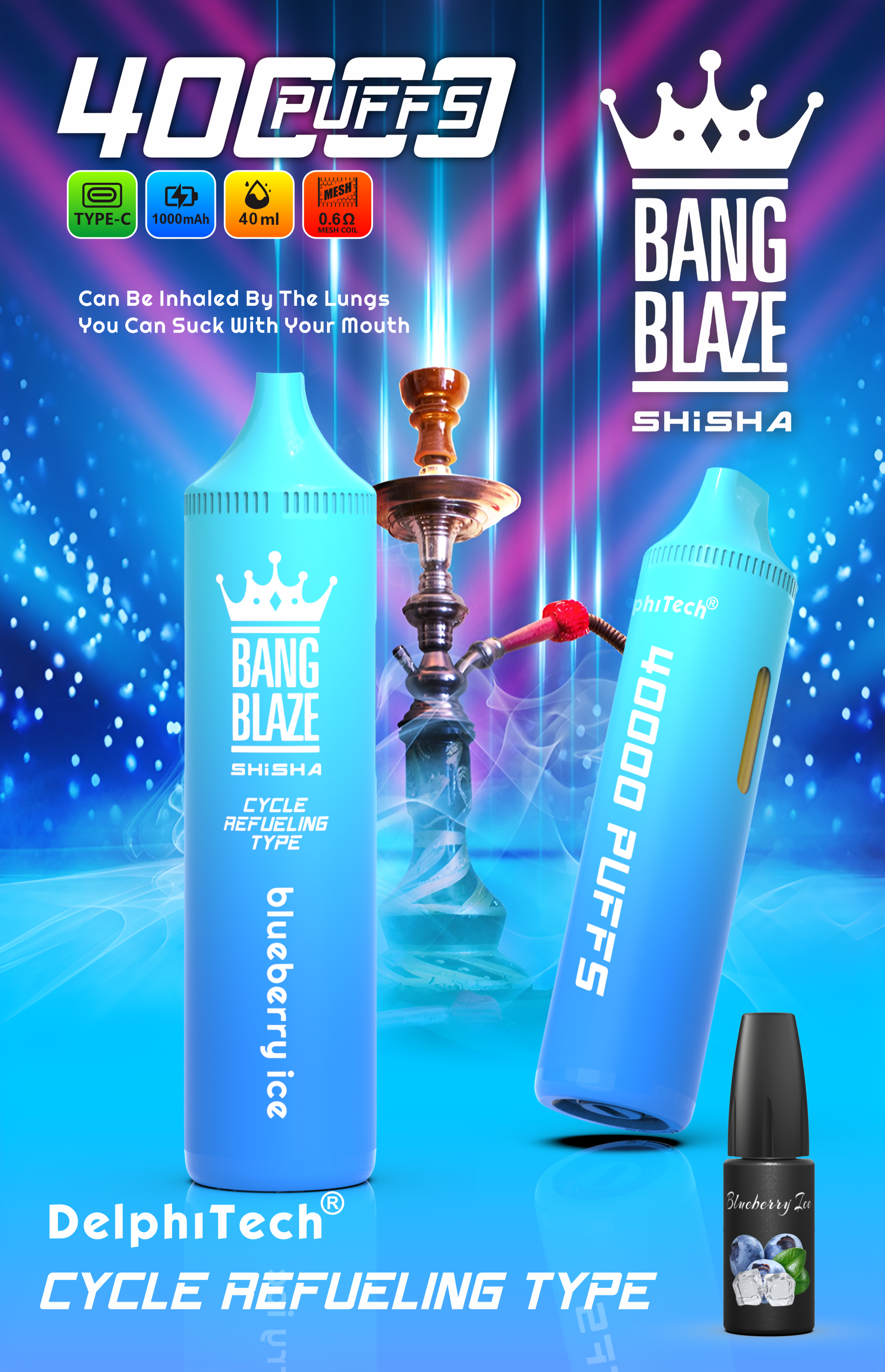 BANG BLAZE 40000 Puffs BK40 Perfect for Every Vaper with Multiple Nicotine Strengths and 12 Flavor Choices (7) BANG BLAZE 40000 Puffs BK40 Perfect for Every Vaper with Multiple Nicotine Strengths and 12 Flavor Choices (7)