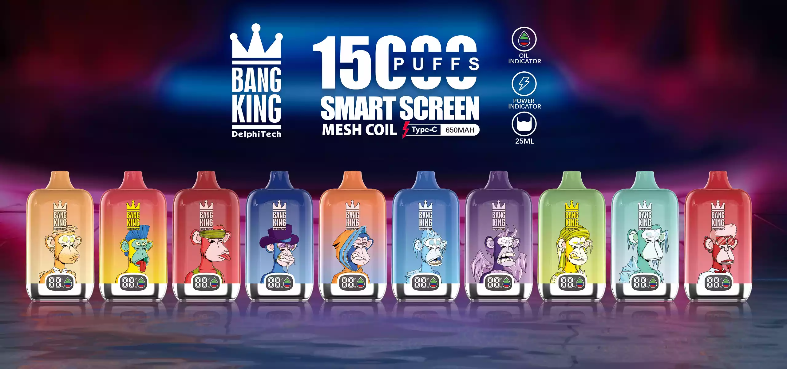 BANG KING 15000 Puffs The Trendy Disposable Vape with the Best Vape Flavors for Every Taste
