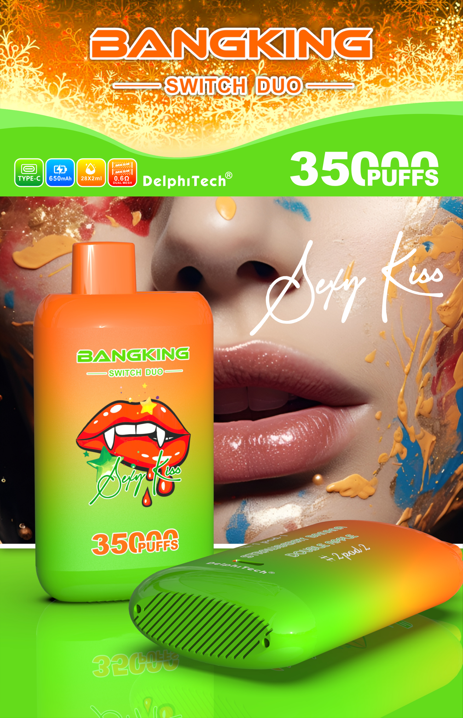 BANG KING 35000 PUFFS B35K DUO The Perfect Disposable Vape for Flavor Lovers with Dual Mesh Coils & 28ml Capacity (3) BANG KING 35000 PUFFS B35K DUO The Perfect Disposable Vape for Flavor Lovers with Dual Mesh Coils & 28ml Capacity (3)