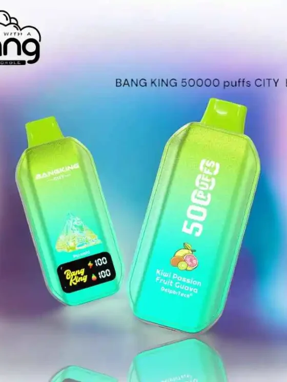 BANG KING 50000 Puffs CITY BK5 CT Rechargeable Disposable Vape with 45ml E-Liquid Capacity