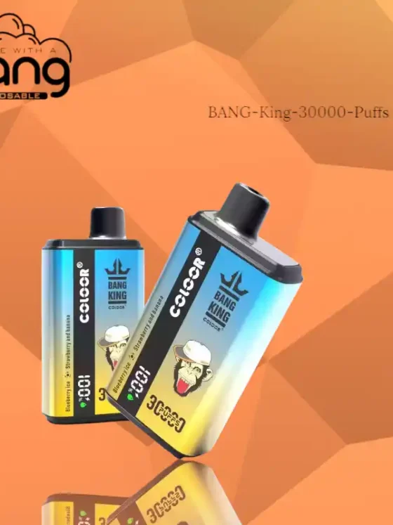 BANG King 30000 Puffs Double Taste 30000 Puffs of Premium Nicotine Free Vaping