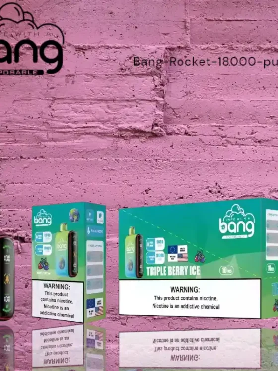 BANG Rocket 18000 Puffs A High Quality Disposable Vape with 650mAh Battery and 23ml E Liquid Capacity