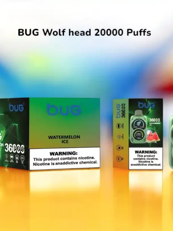  BUG Wolf Head 20000 Puffs Rechargeable Disposable Vape Pen