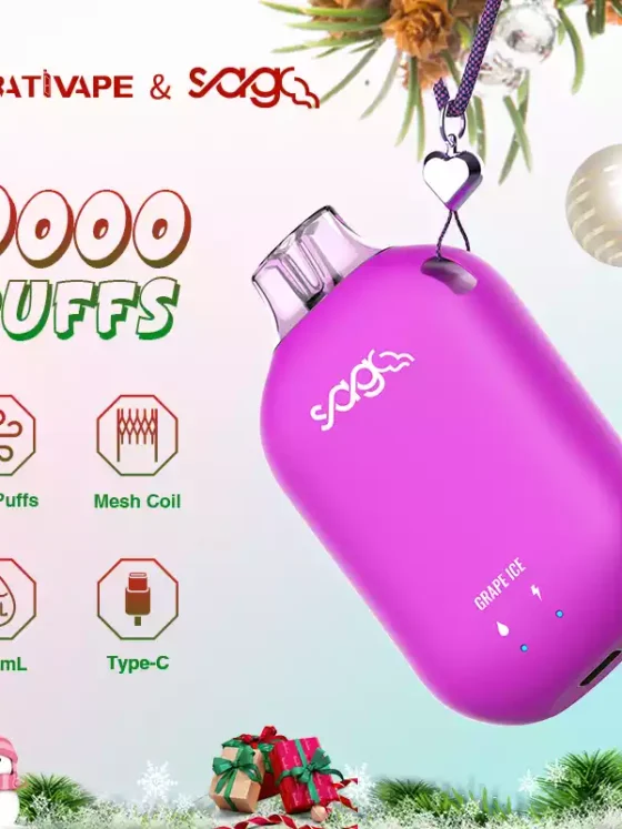 Grativape Boom 9000 Puffs Rechargeable Vape with High-Quality Nicotine Options (0%, 2%, 3%, 5%)