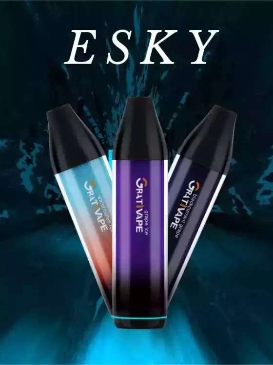 Grativape Esky 5500 Puffs The Top Selling Disposable Vape with a 500mAh Rechargeable Battery and 10ml Capacity
