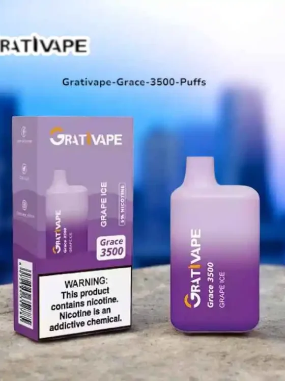 Grativape Grace 3500 Puffs Rechargeable Disposable Vape Pen
