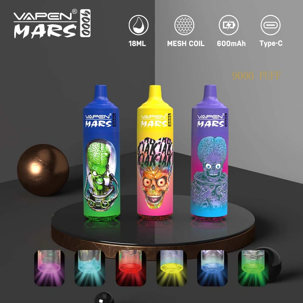 VAPEN MARS 9000 PUFFS Review The Best Disposable Vape Pen with Exceptional Flavors and 600mAh Battery