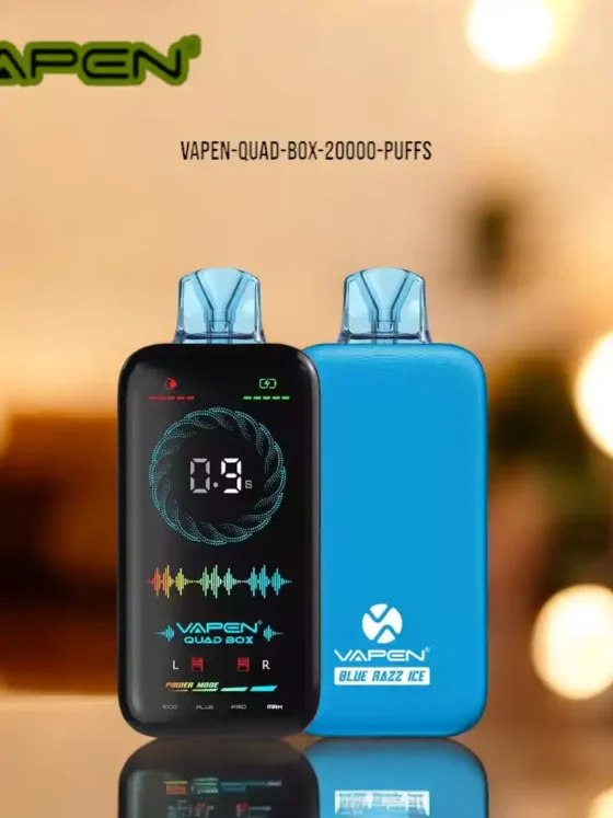 VAPEN QUAD BOX 20000 PUFFS Long-Lasting Disposable Vape with 28ml E-liquid and 12 Flavors