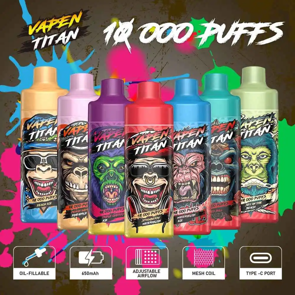 VAPEN TITAN 10000 PUFFS Long-lasting Disposable Vape with 5% Nicotine Strength