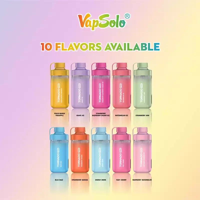VAPSOLO Viking 12000 Puffs The Best Disposable Vape with 22 ML E-Liquid Capacity & Rechargeable Battery