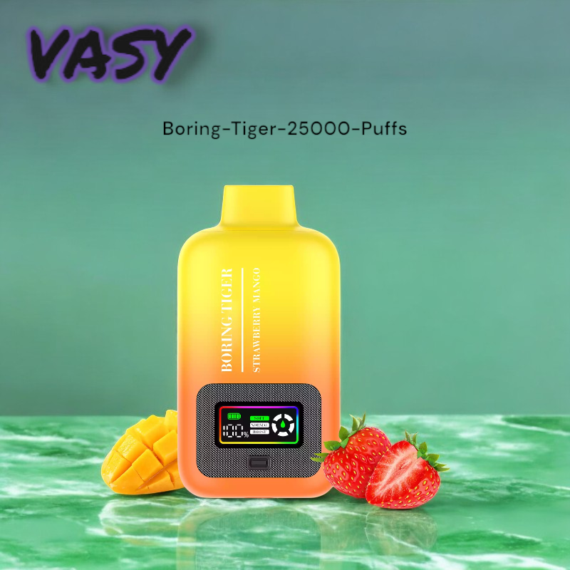 VASY Boring Tiger 25000 Puffs 26ML E-liquid 50mg Nicotine Salt disposable vape VASY Boring Tiger 25000 Puffs 26ML E-liquid 50mg Nicotine Salt disposable vape