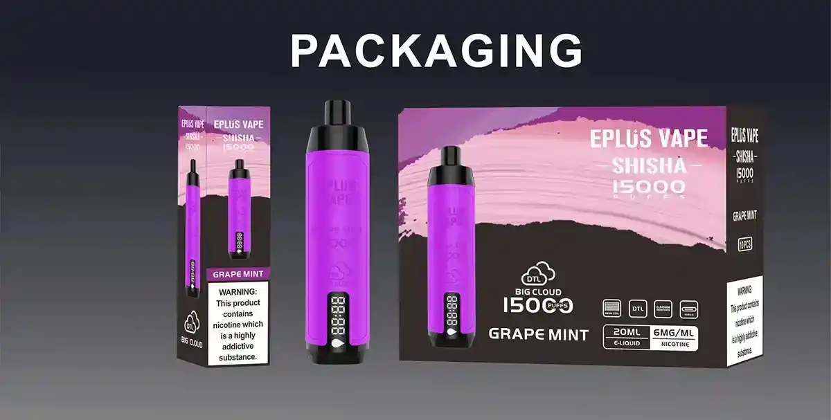 VASY EPLUS Vape Shisha 15000 Puffs Perfect for Wholesale with 12 Delicious Flavors to Choose From