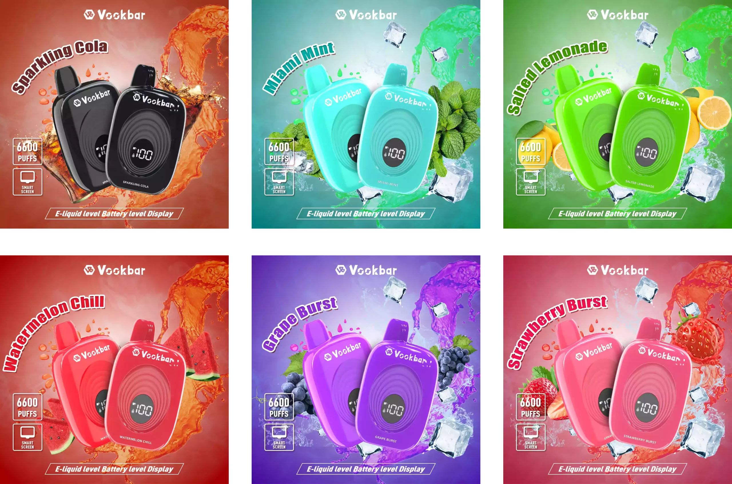 VASY Vookbar COCO 6600 Puffs 12ml E-Juice, and Smooth Nicotine Strength in Every Puff (10) VASY Vookbar COCO 6600 Puffs 12ml E-Juice, and Smooth Nicotine Strength in Every Puff (10)