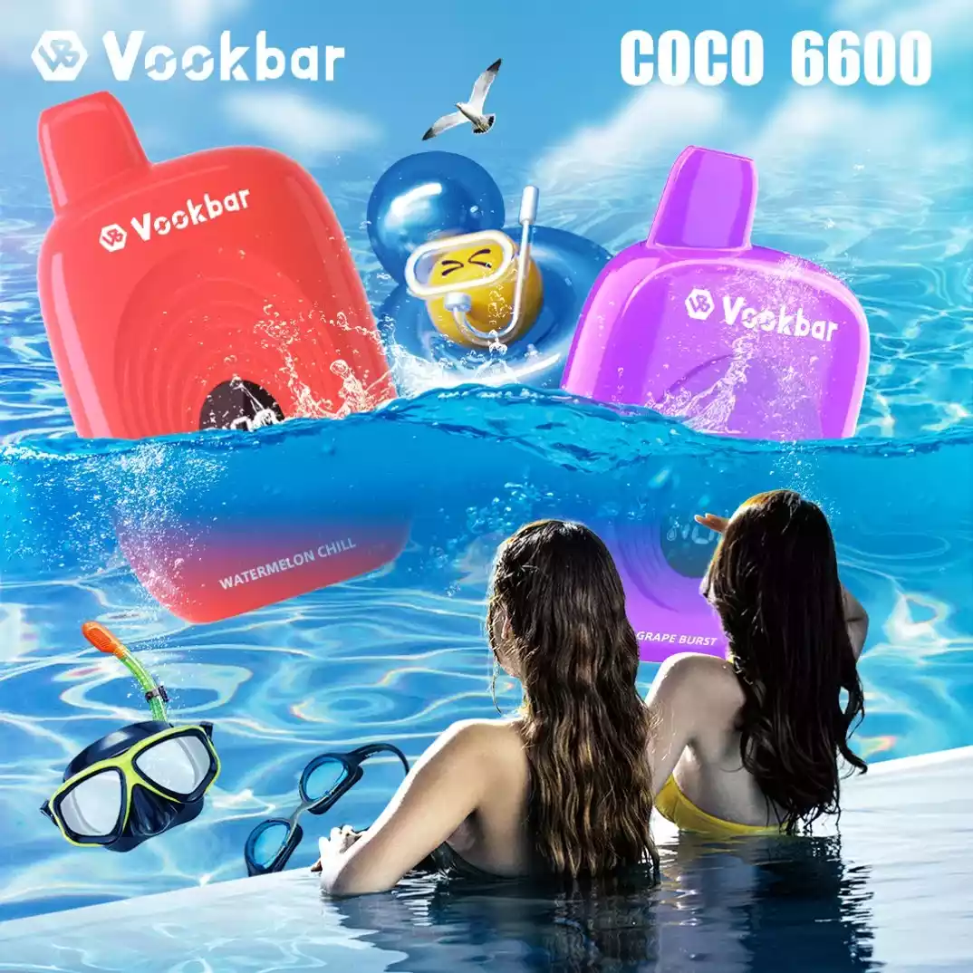 VASY Vookbar COCO 6600 Puffs 12ml E-Juice, and Smooth Nicotine Strength in Every Puff (16) VASY Vookbar COCO 6600 Puffs 12ml E-Juice, and Smooth Nicotine Strength in Every Puff (16)