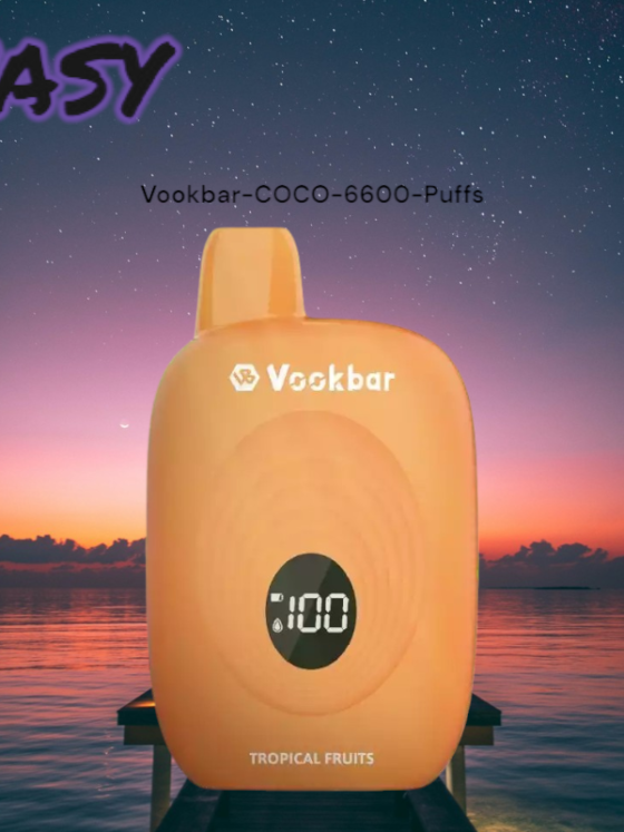 VASY Vookbar COCO 6600 Puffs 12ml E-Juice and Smooth Nicotine Strength in Every Puffs