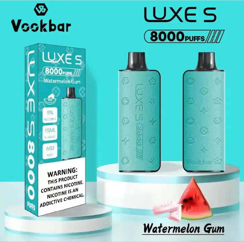 VASY Vookbar Luxe S8000 Puffs 5% Nicotine and Cool Mint Flavor Rechargeable disposable vape (11) VASY Vookbar Luxe S8000 Puffs 5% Nicotine and Cool Mint Flavor Rechargeable disposable vape (11)