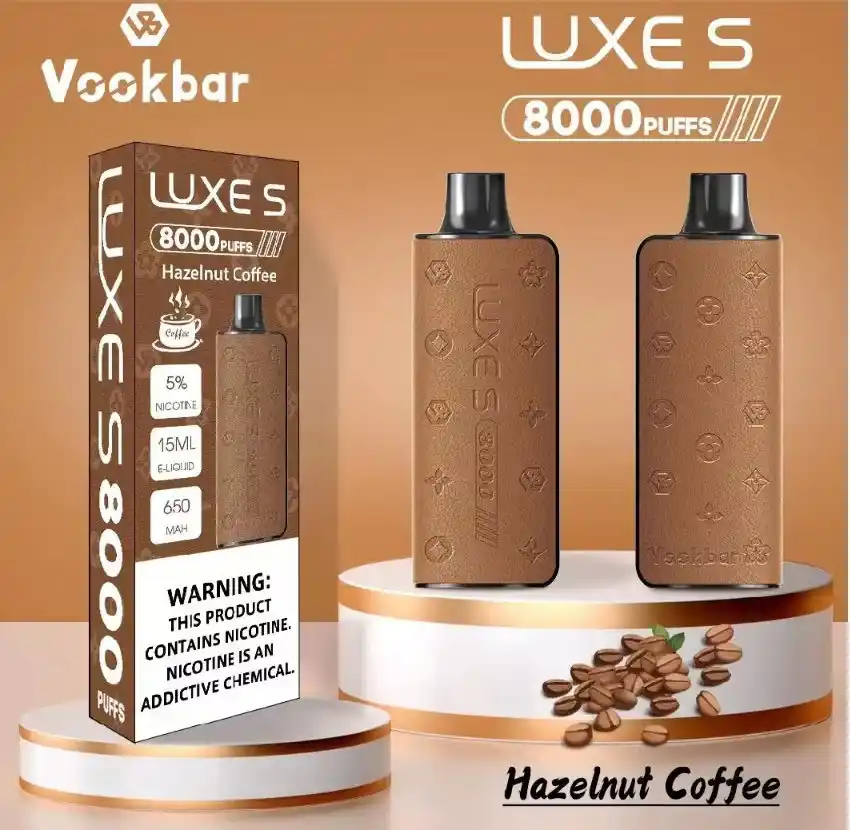 VASY Vookbar Luxe S8000 Puffs 5% Nicotine and Cool Mint Flavor Rechargeable disposable vape (8) VASY Vookbar Luxe S8000 Puffs 5% Nicotine and Cool Mint Flavor Rechargeable disposable vape (8)