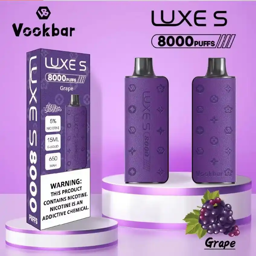 VASY Vookbar Luxe S8000 Puffs 5% Nicotine and Cool Mint Flavor Rechargeable disposable vape (9) VASY Vookbar Luxe S8000 Puffs 5% Nicotine and Cool Mint Flavor Rechargeable disposable vape (9)