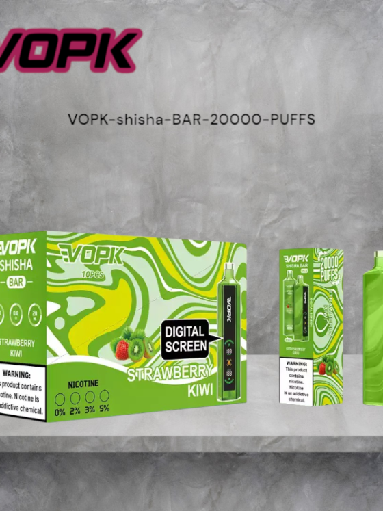 VOPK 20000 Puffs Disposable Vape Lung Inhalation with 28ML Capacity