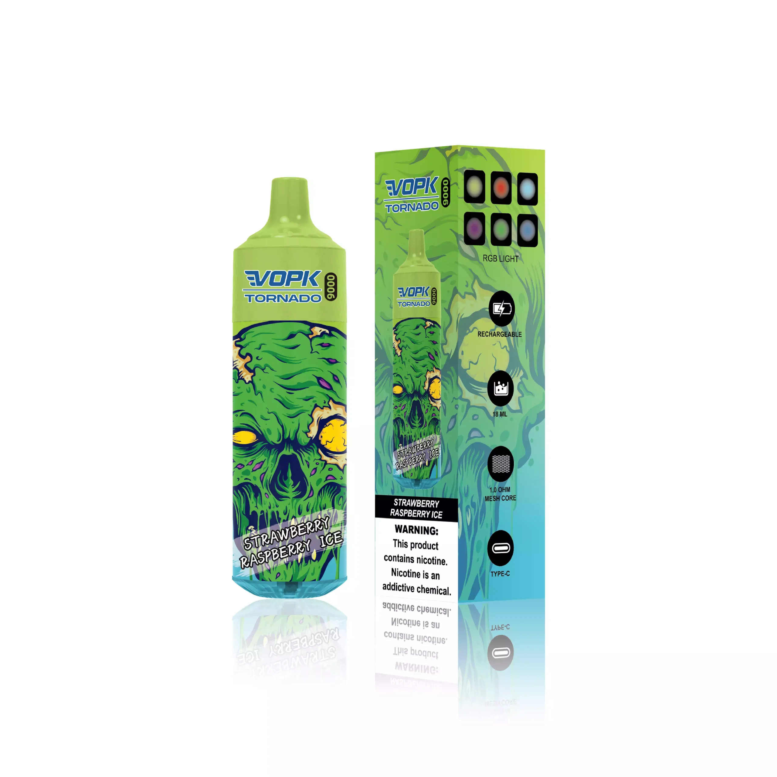 VOPK TORNADO 9000 Puffs Disposable Vape with 18ML Capacity and 5% Nicotine Options (26) VOPK TORNADO 9000 Puffs Disposable Vape with 18ML Capacity and 5% Nicotine Options (26)