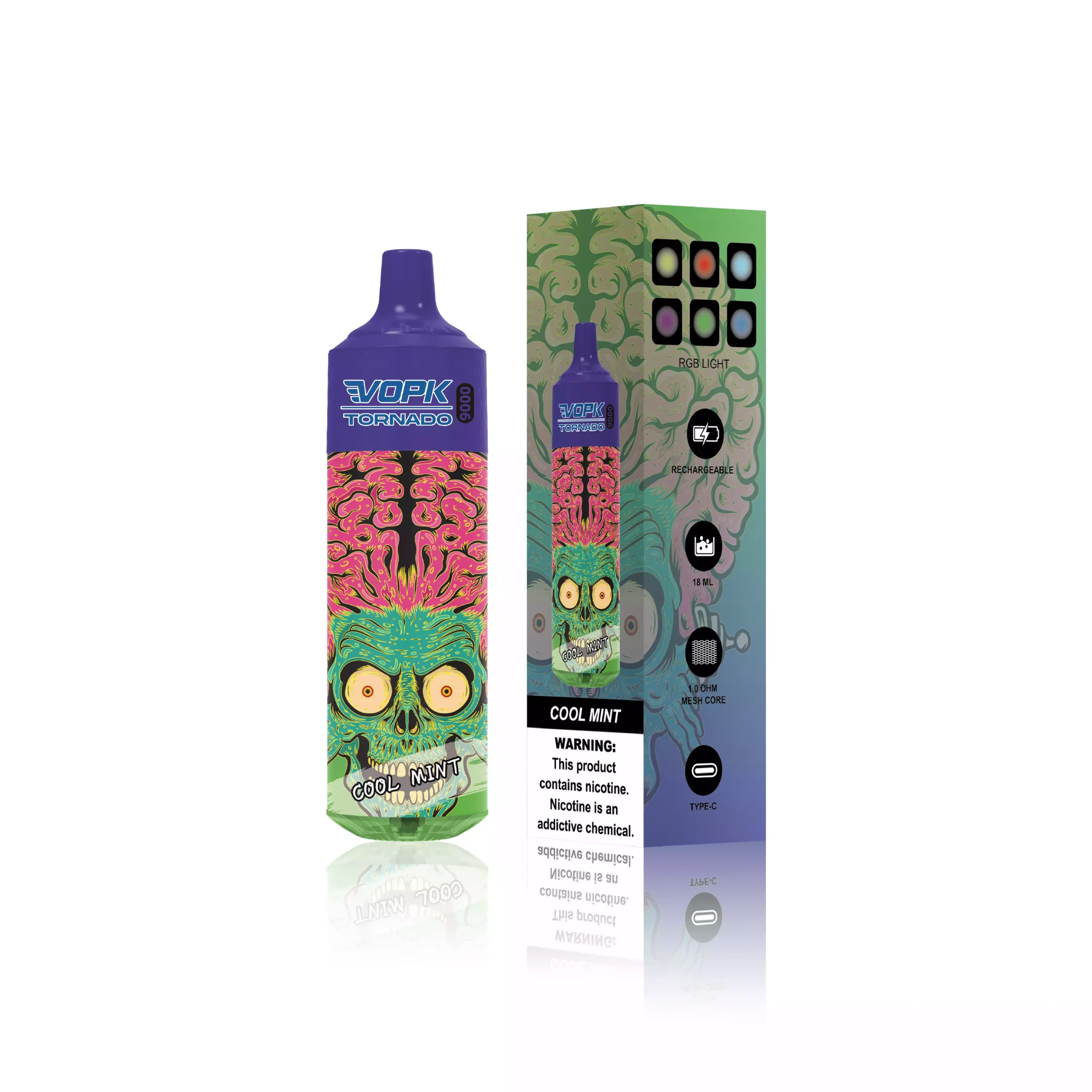 VOPK TORNADO 9000 Puffs Disposable Vape with 18ML Capacity and 5% Nicotine Options (27) VOPK TORNADO 9000 Puffs Disposable Vape with 18ML Capacity and 5% Nicotine Options (27)