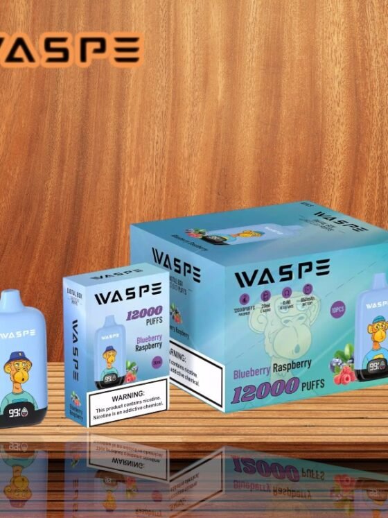 WASPE 12000 PUFFS Digital Box Premium Disposable Vape with 0-5% Nicotine