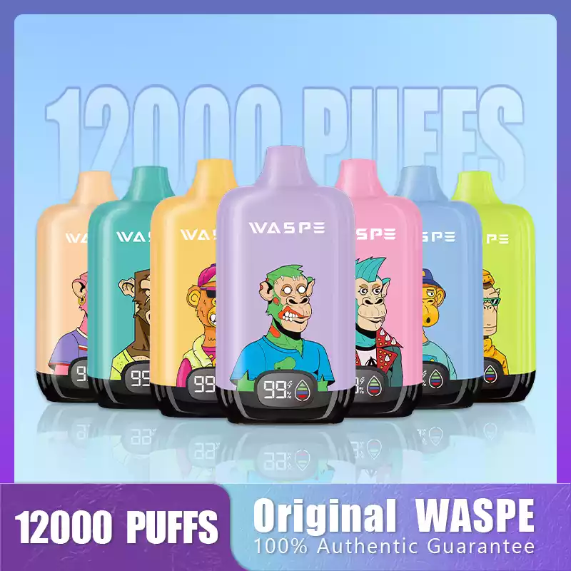 WASPE 12000 PUFFS Digital Box Premium Disposable Vape with 0-5% Nicotine (7) WASPE 12000 PUFFS Digital Box Premium Disposable Vape with 0-5% Nicotine (7)