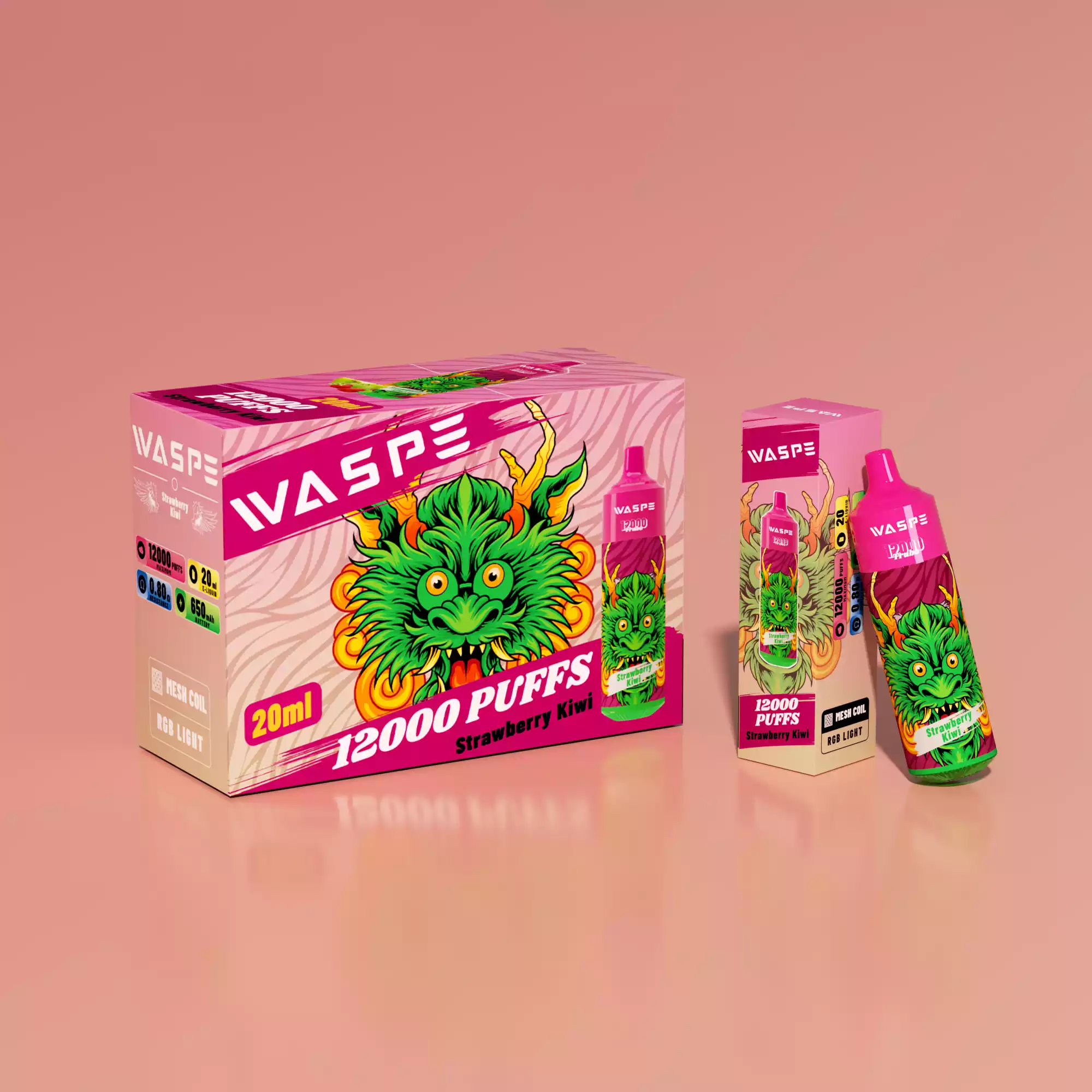 WASPE 12000 PUFFS Vape jetable très populaire avec 15 saveurs qui mettent l'eau à la bouche (14) WASPE 12000 PUFFS Vape jetable très populaire avec 15 saveurs qui mettent l'eau à la bouche (14)