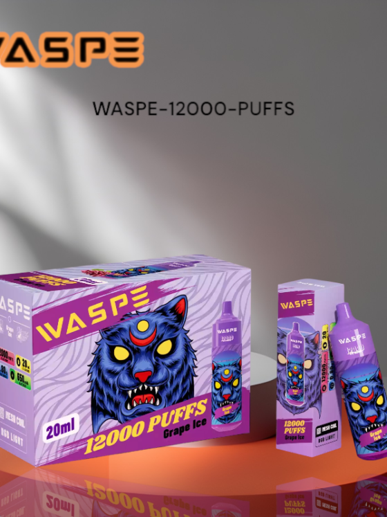 WASPE 12000 PUFFS Highly Popular Disposable Vape with 15 Mouth-Watering Flavors