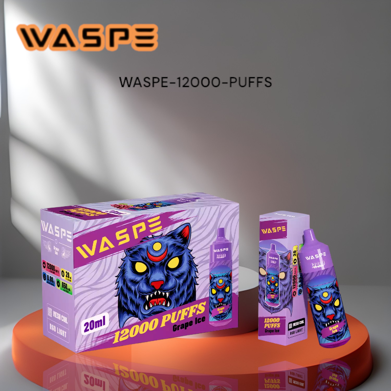 WASPE 12000 PUFFS Vape jetable très populaire avec 15 saveurs qui mettent l'eau à la bouche WASPE 12000 PUFFS Vape jetable très populaire avec 15 saveurs qui mettent l'eau à la bouche