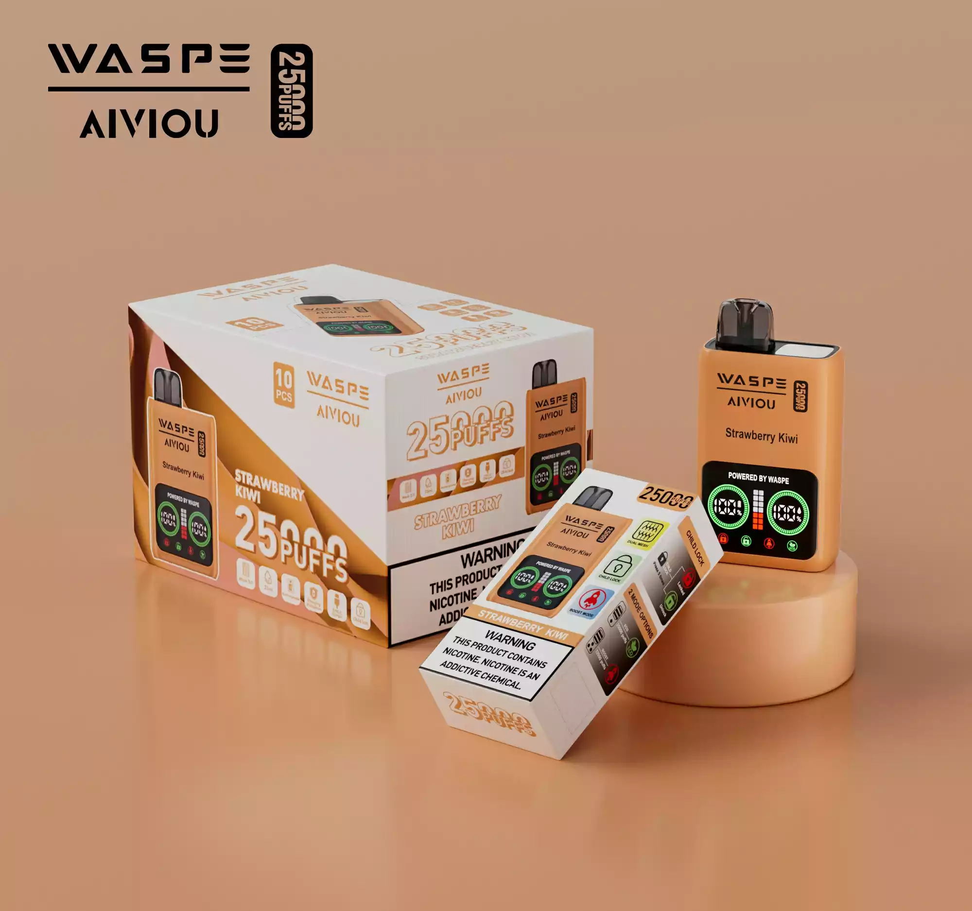 WASPE 25000 PUFFS Dual Mesh Box Disposable Vape with 25ml Capacity and 650mAh Battery (25) WASPE 25000 PUFFS Dual Mesh Box Disposable Vape with 25ml Capacity and 650mAh Battery (25)