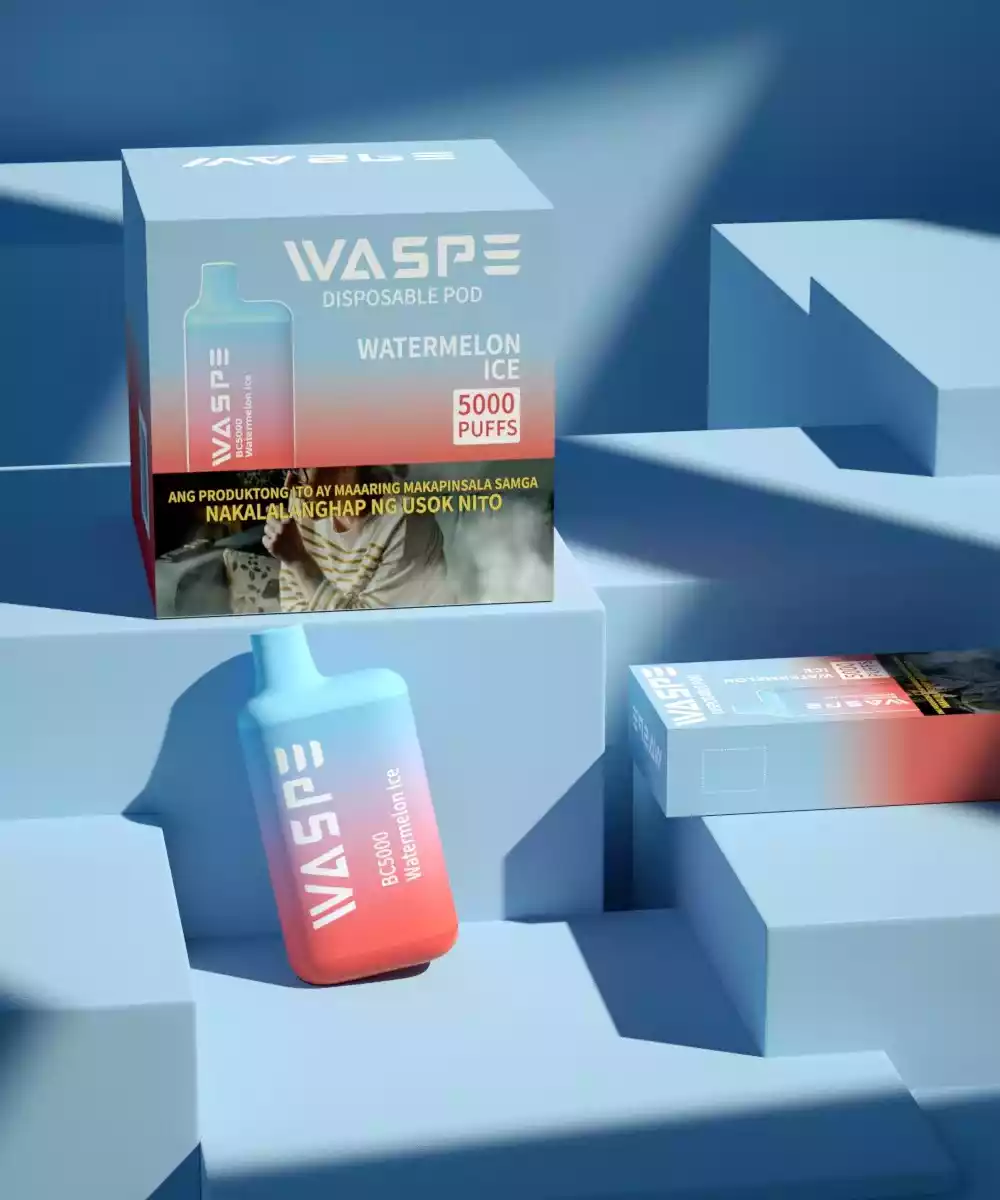 WASPE 5000 Puffs 13ml Capacity 5 Nicotine Strengths and 10 Delicious Flavors in One Disposable Vape (10) WASPE 5000 Puffs 13ml Capacity 5 Nicotine Strengths and 10 Delicious Flavors in One Disposable Vape (10)