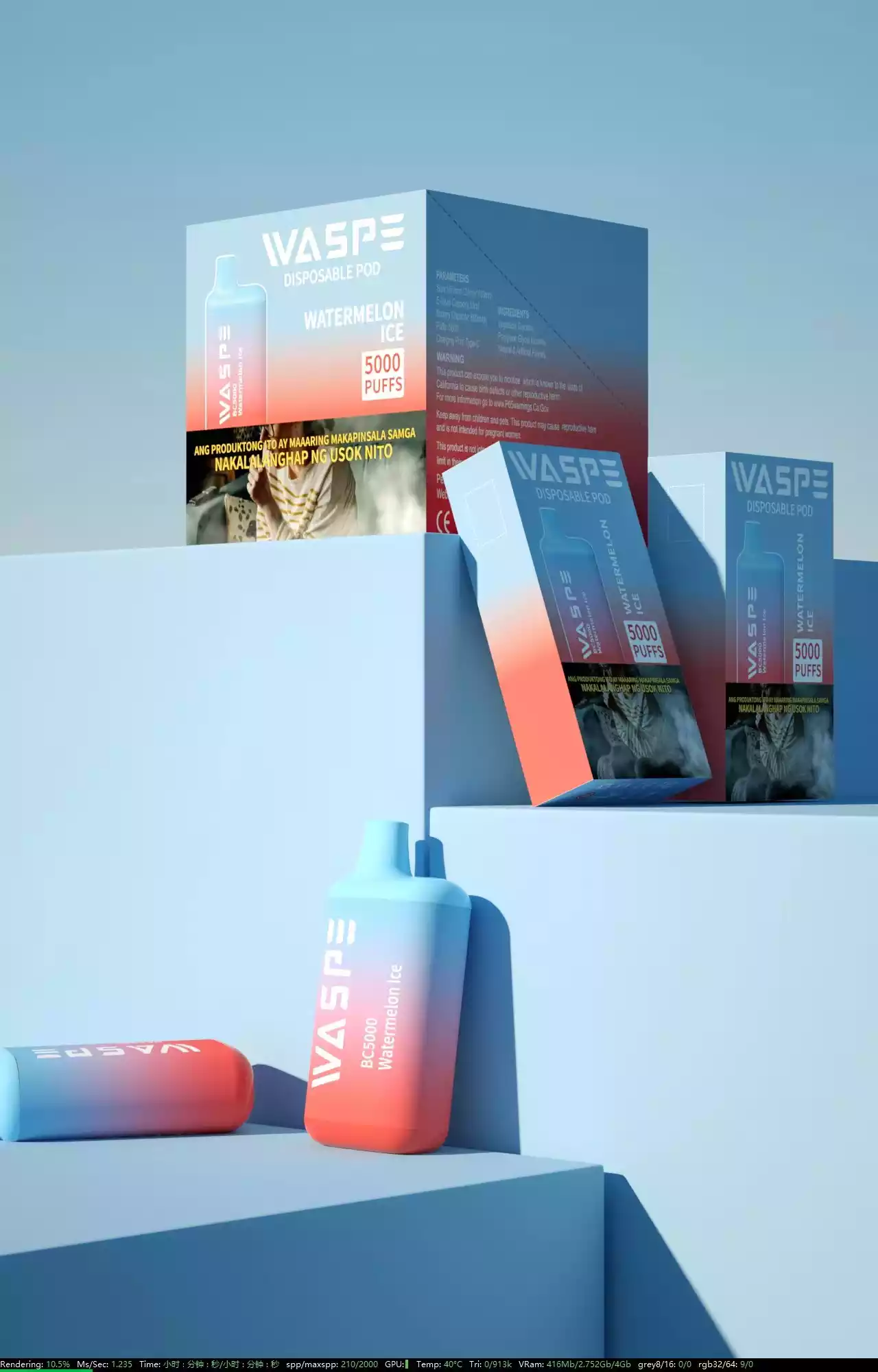 WASPE 5000 Puffs 13ml Capacity 5 Nicotine Strengths and 10 Delicious Flavors in One Disposable Vape (9) WASPE 5000 Puffs 13ml Capacity 5 Nicotine Strengths and 10 Delicious Flavors in One Disposable Vape (9)