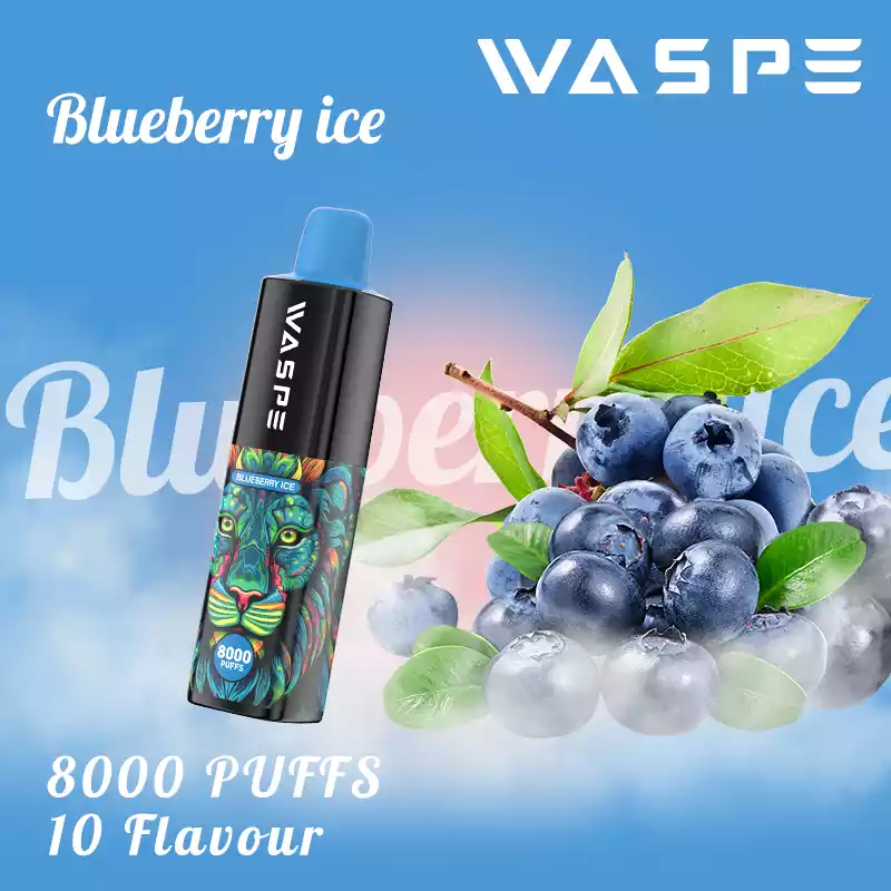 WASPE 8000 Puffs Rechargeable 650mAh Disposable Vape with Mesh Coil and 16ml Capacity (22) WASPE 8000 Puffs Rechargeable 650mAh Disposable Vape with Mesh Coil and 16ml Capacity (22)